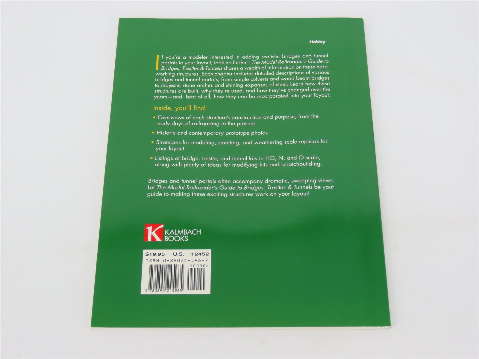 Model Railroader Books: Guide To Bridges, Trestles & Tunnels by Jeff Wilson SC