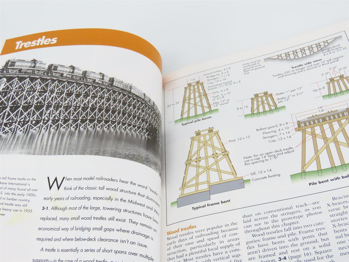 Model Railroader Books: Guide To Bridges, Trestles &amp; Tunnels by Jeff Wilson SC