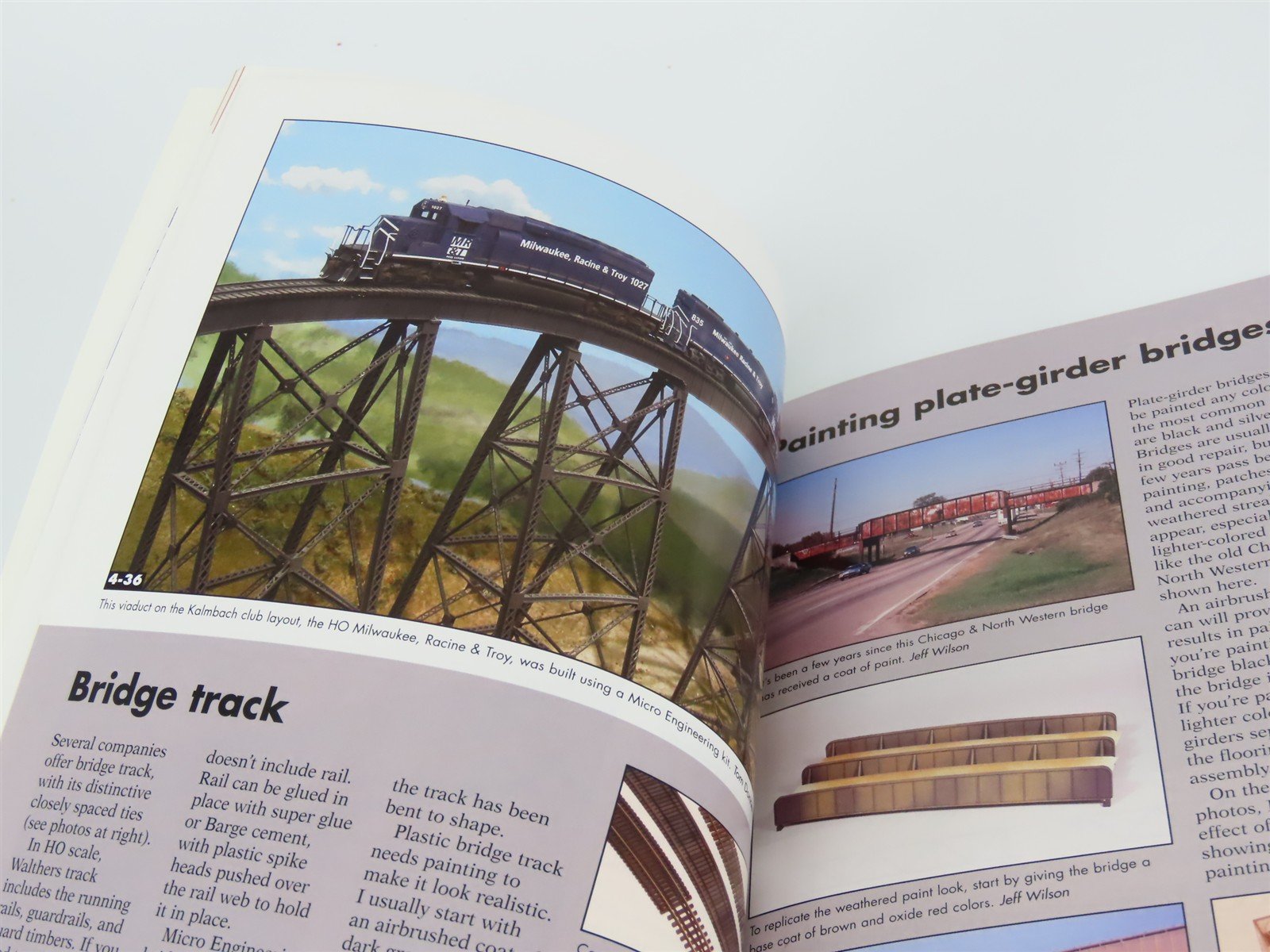 Model Railroader Books: Guide To Bridges, Trestles & Tunnels by Jeff Wilson SC