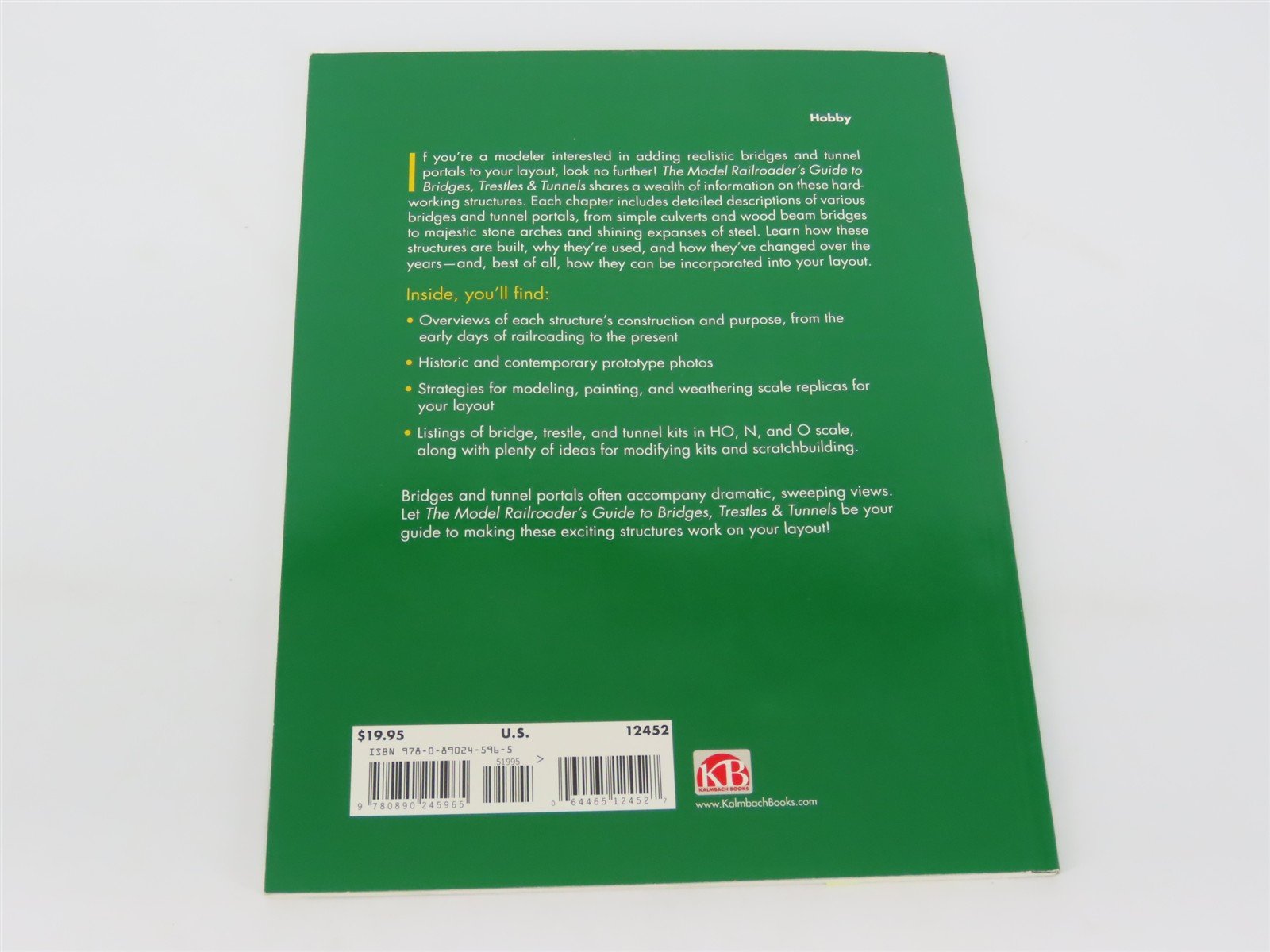 Model Railroader Books: Guide To Bridges, Trestles & Tunnels by Jeff Wilson SC