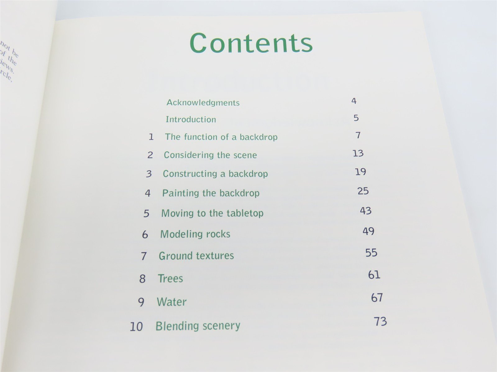 Model Railroader Books Scenery For Your Model Railroad From Backdrop to Tabletop