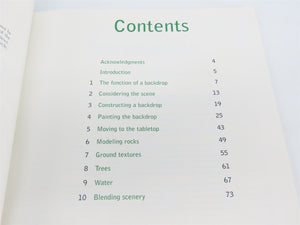 Model Railroader Books Scenery For Your Model Railroad From Backdrop to Tabletop