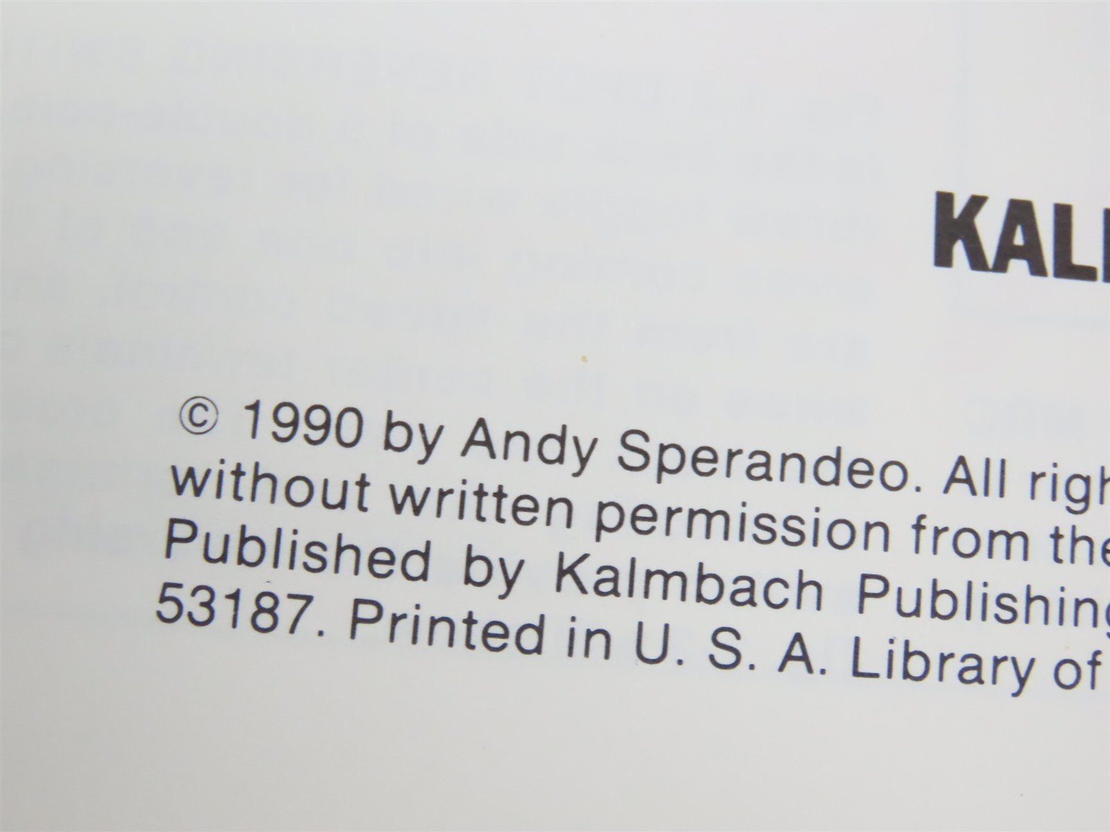 Your Guide To Easy Model Railroad Wiring by Andy Sperandeo ©1990 SC Book
