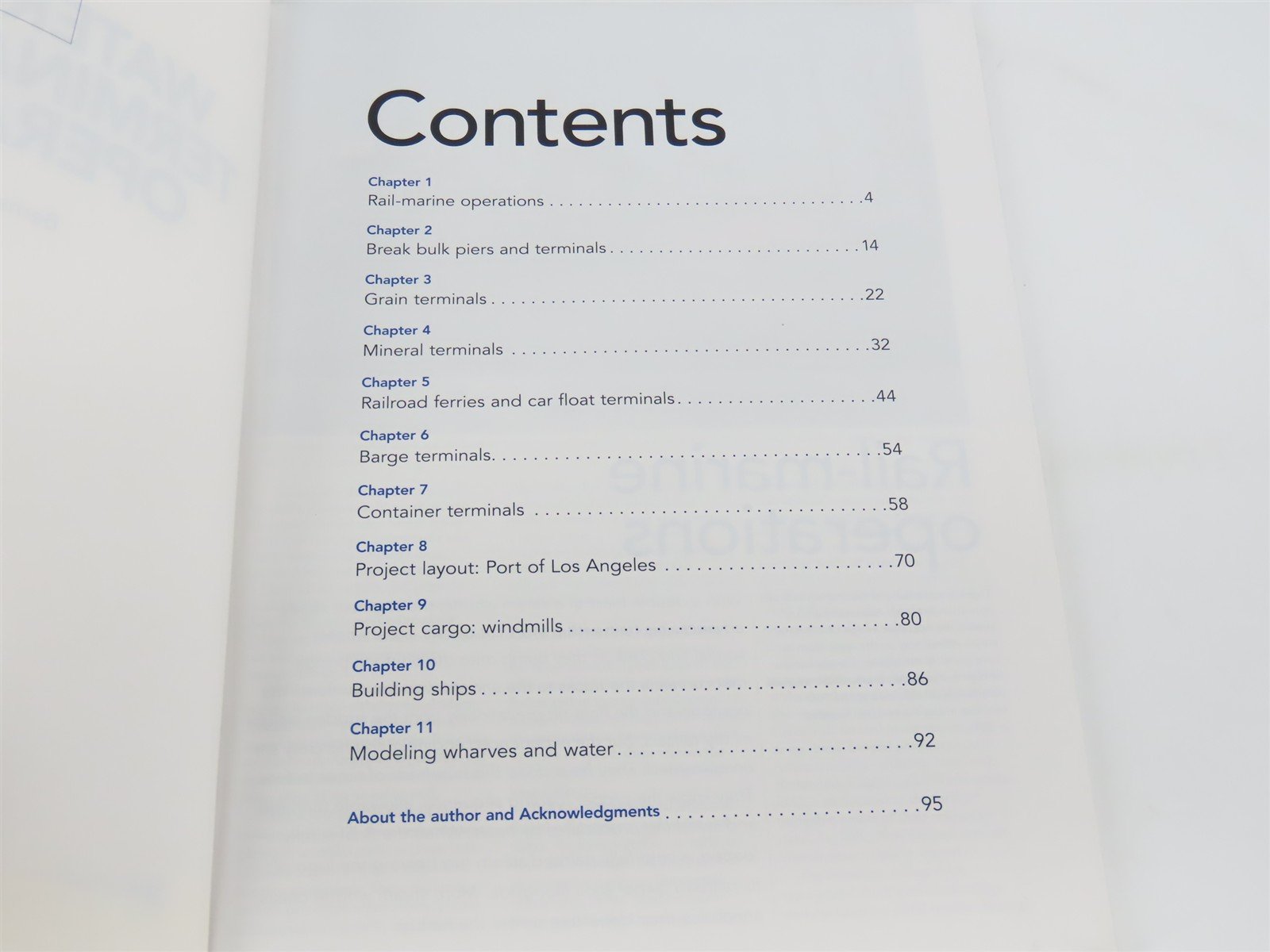 Model Railroader Books: Waterfront Terminals & Operations by Bernard Kempinski
