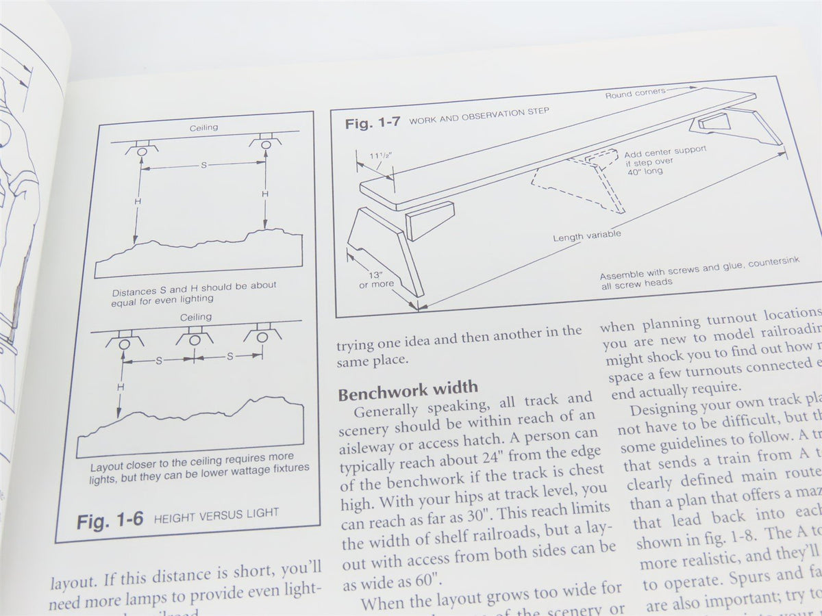 How To Build Model Railroad Benchwork 2nd Edition by Linn H Westcott ©1996 SC Bk