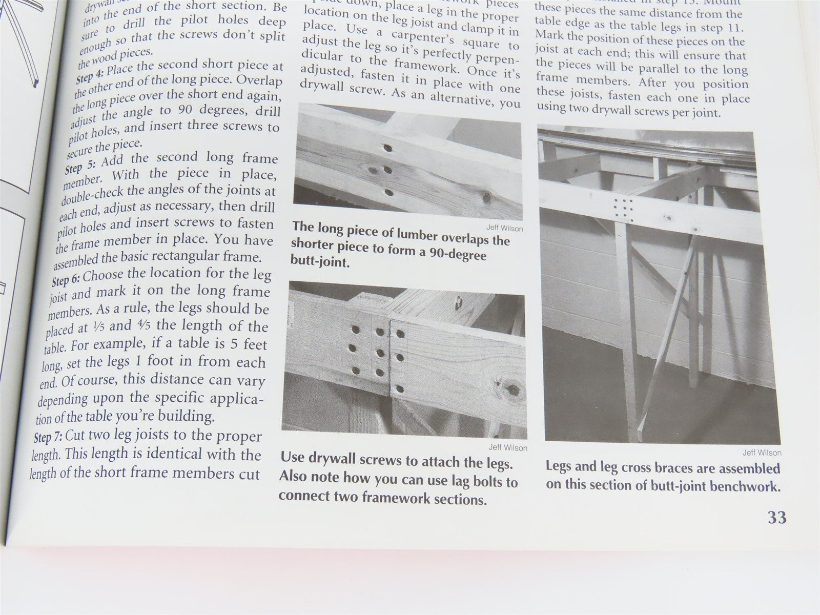 How To Build Model Railroad Benchwork 2nd Edition by Linn H Westcott ©1996 SC Bk