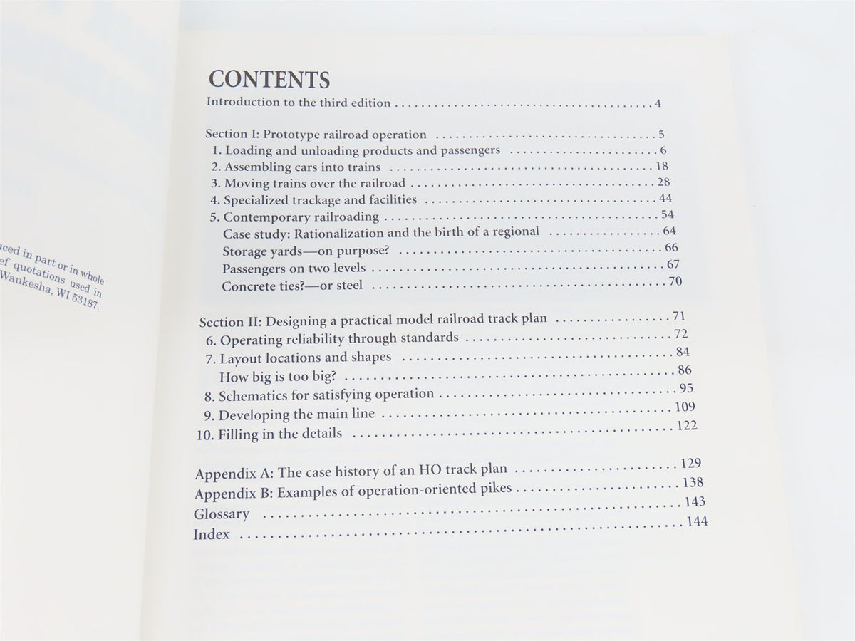 Model Railroader Books: Track Planning For Realistic Operation 3rd Edition