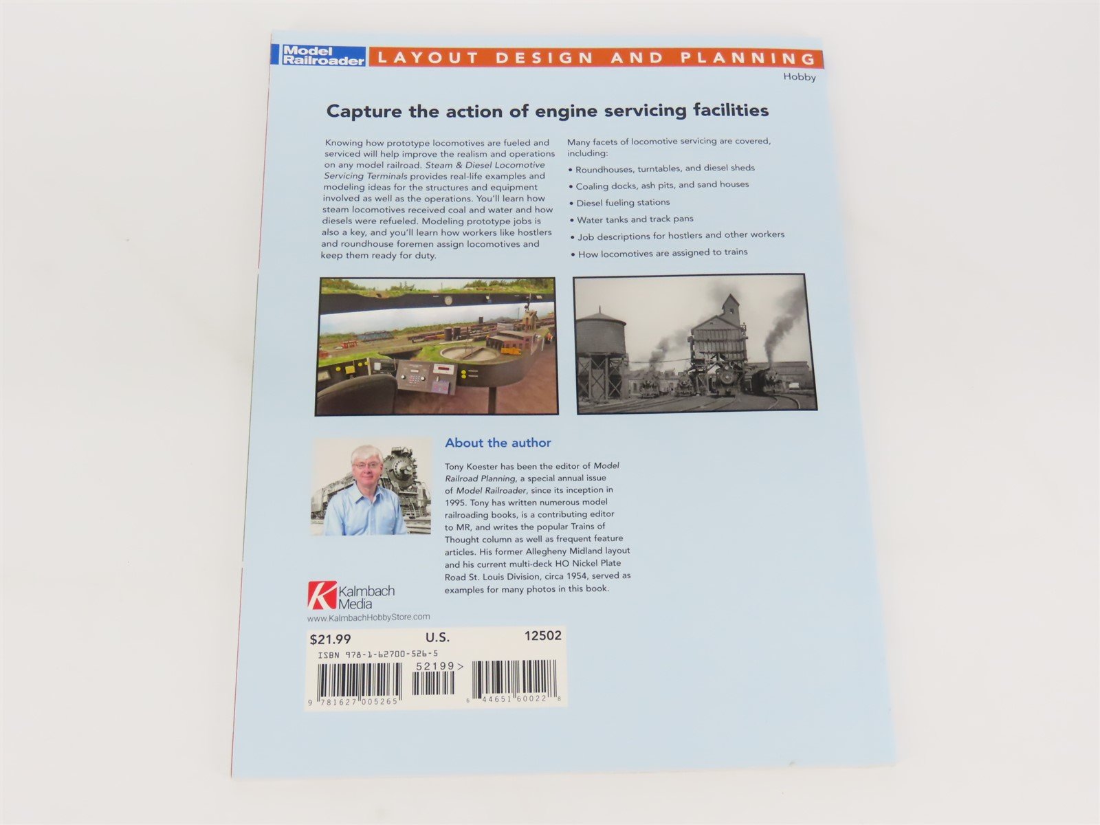 Steam & Diesel Locomotive Servicing Terminals by Tony Koester ©2018 SC Book