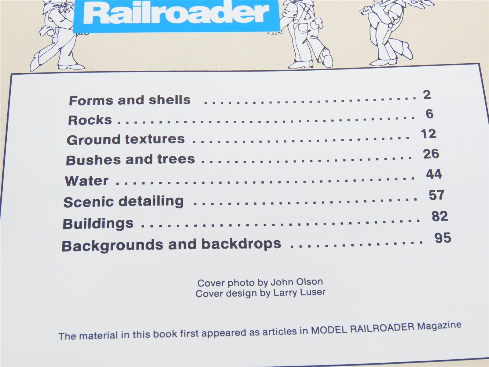 Scenery Tips And Techniques from Model Railroader Magazine ©1989 SC Book