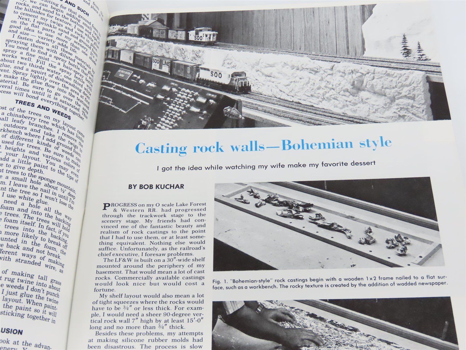 Scenery Tips And Techniques from Model Railroader Magazine ©1989 SC Book