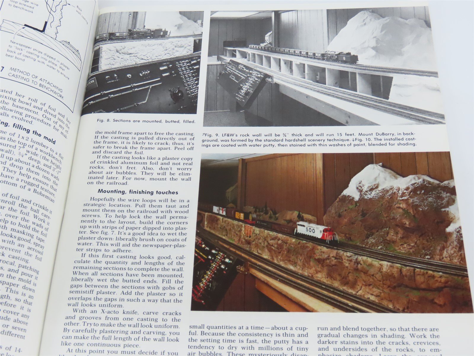 Scenery Tips And Techniques from Model Railroader Magazine ©1989 SC Book