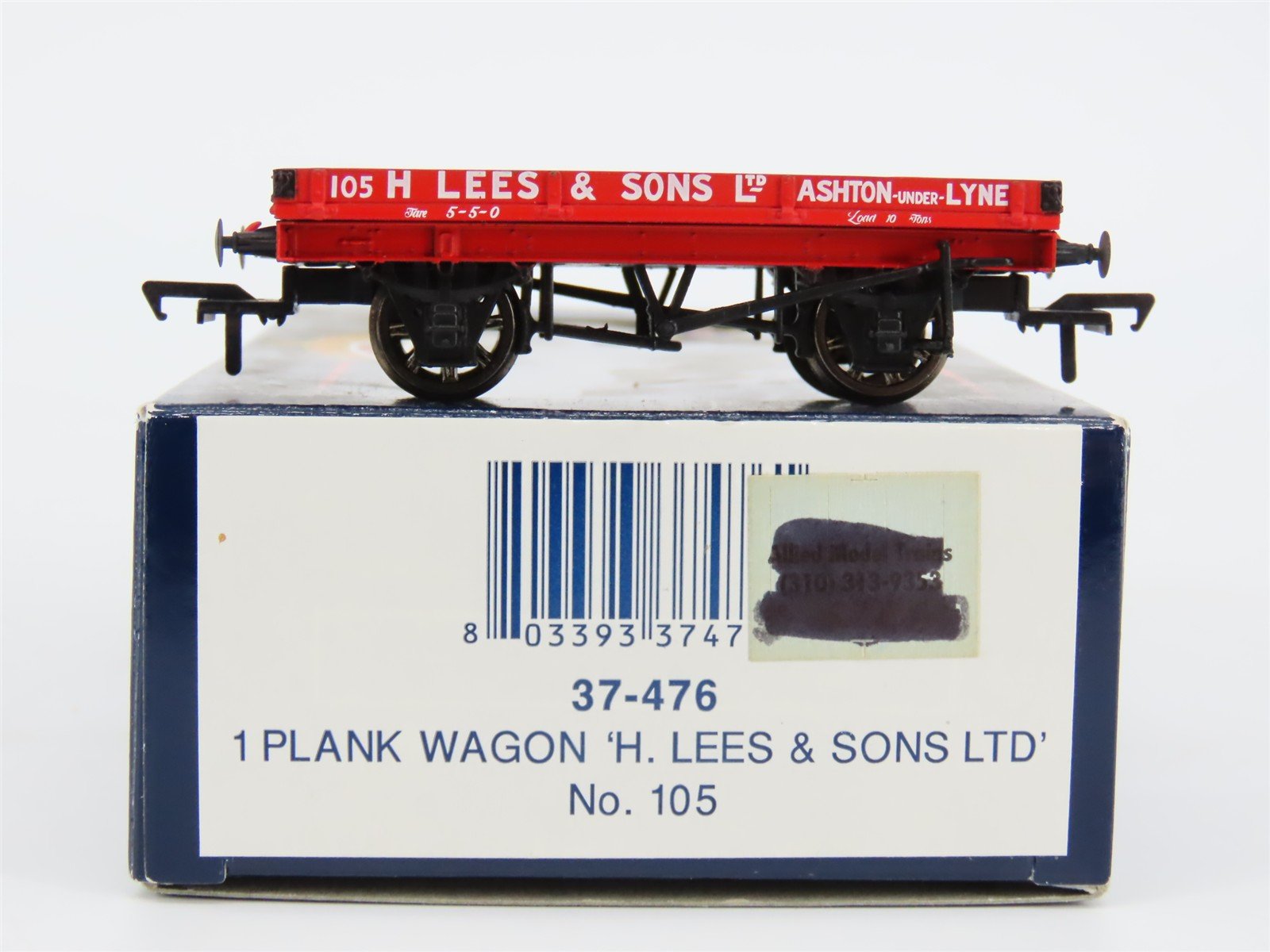 OO Bachmann Branch-Line 37-476 H. Lees & Sons Plank Wagon #105