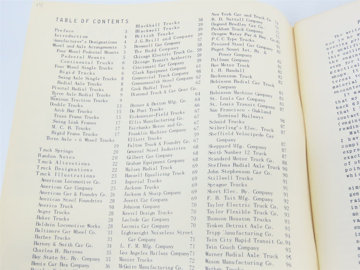 Electric Railway Car Trucks by E. Harper Charlton ©1967 SC Book