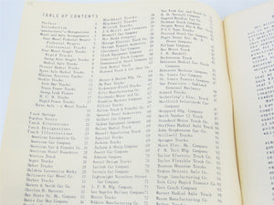 Electric Railway Car Trucks by E. Harper Charlton ©1967 SC Book