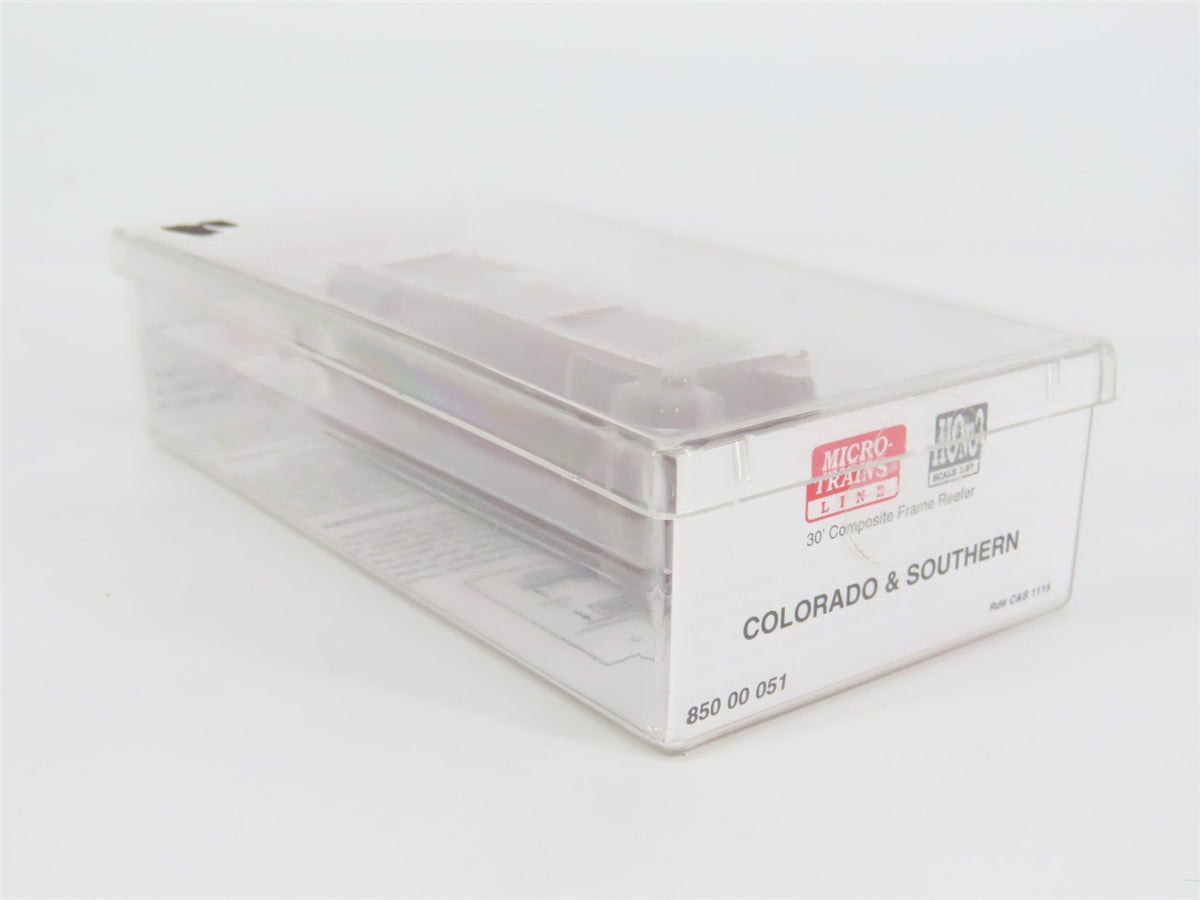HOn3 Micro-Trains MTL 85000051 C&amp;S Colorado &amp; Southern 30&#39; Reefer #1115 SEALED