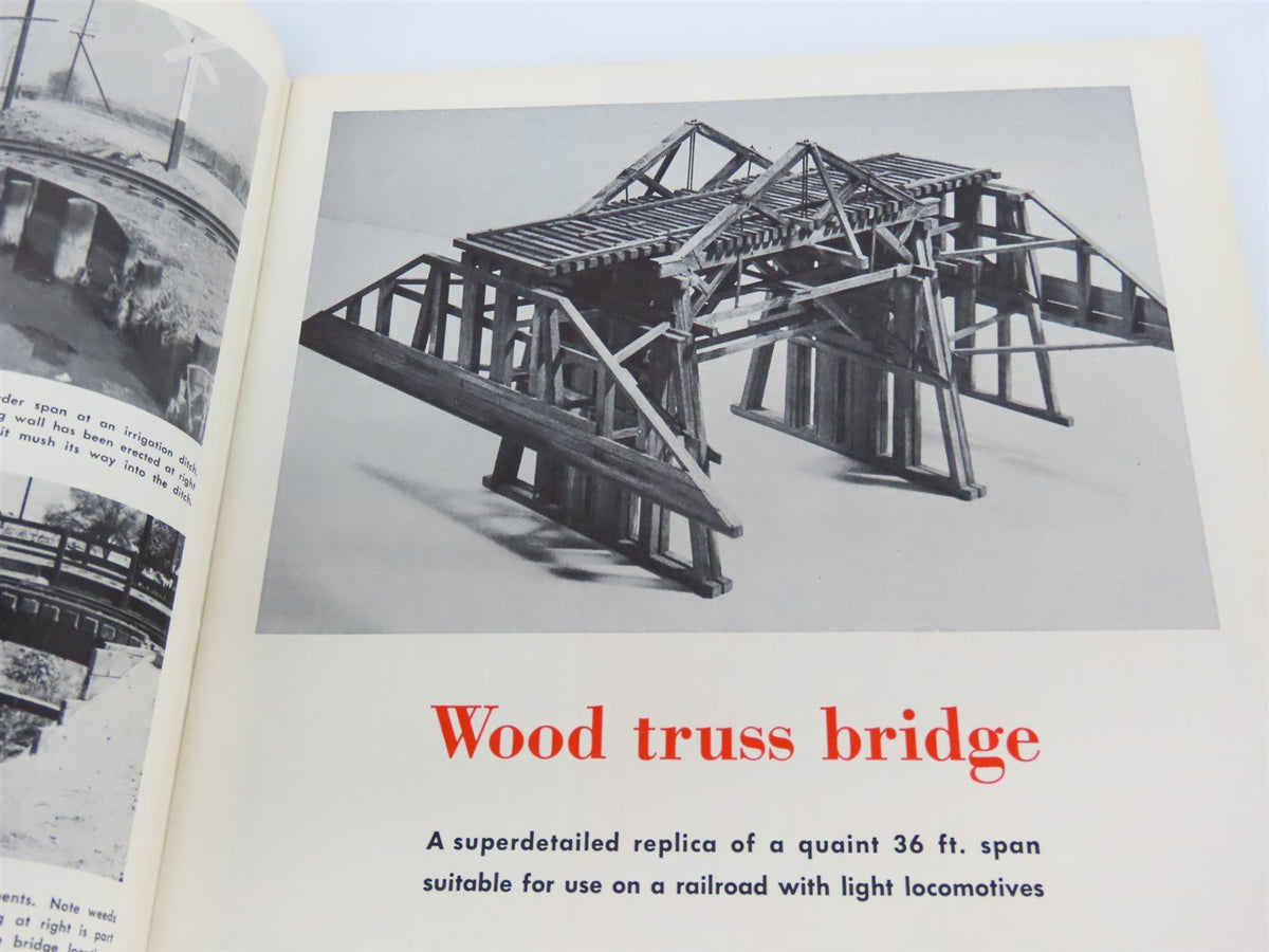 Bridge &amp; Buildings For Model Railroads by Willard V. Anderson, Editor ©1973 Book