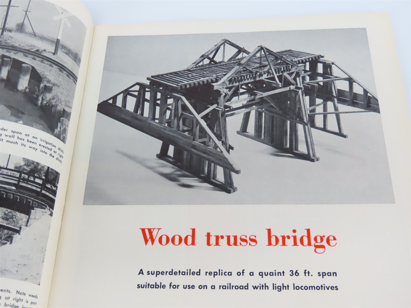 Bridge & Buildings For Model Railroads by Willard V. Anderson, Editor ©1973 Book