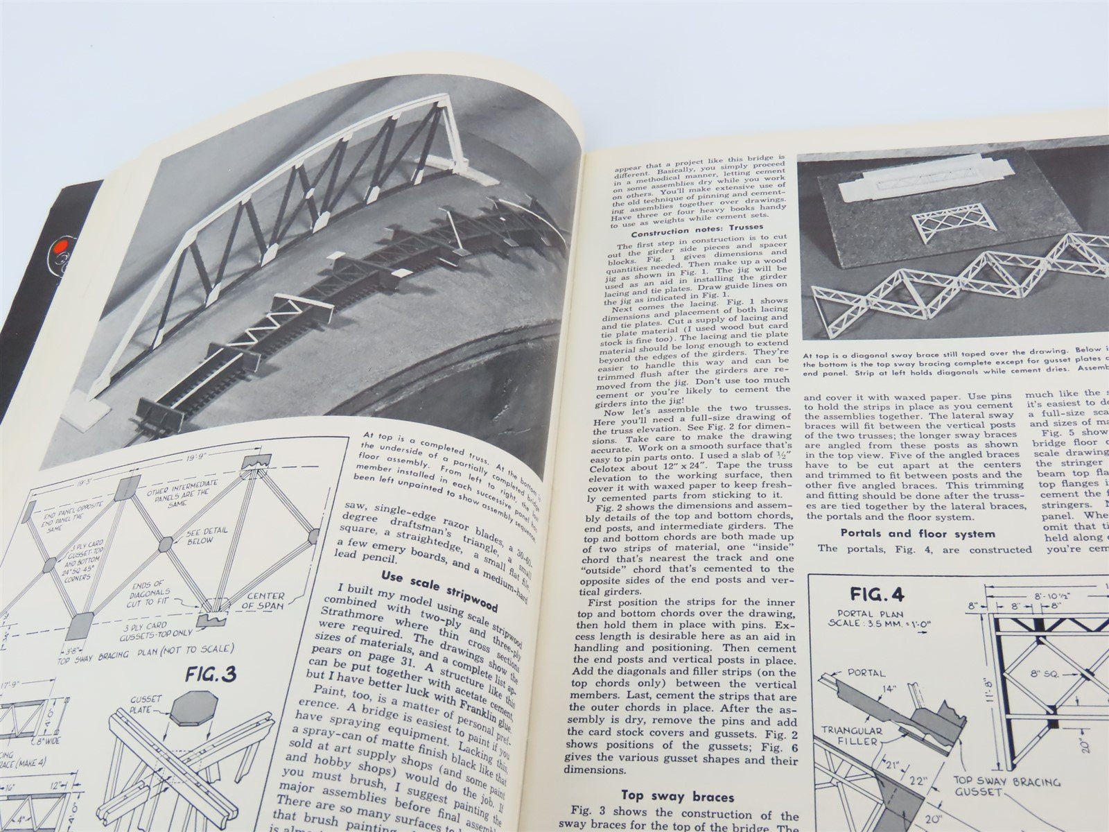 Bridge & Buildings For Model Railroads by Willard V. Anderson, Editor ©1973 Book