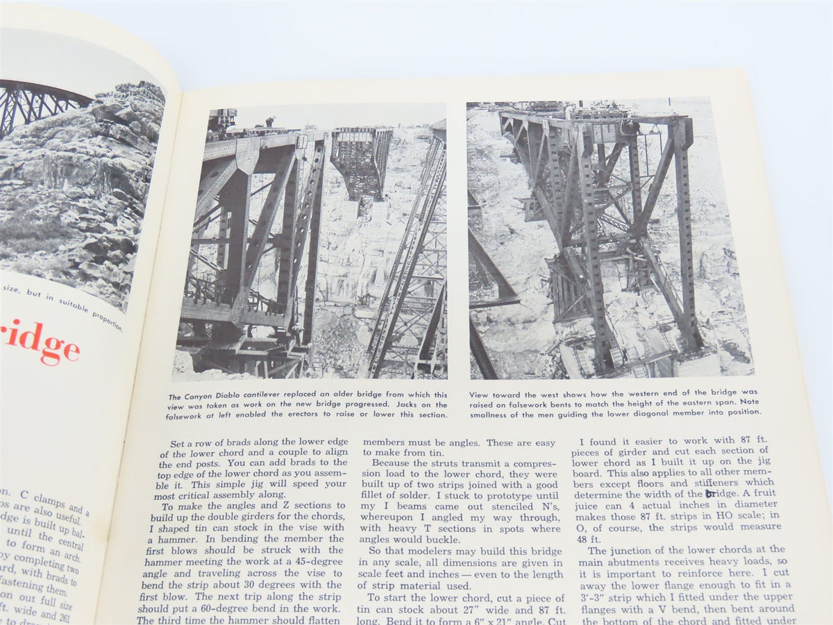 Bridge &amp; Buildings For Model Railroads by Willard V. Anderson, Editor ©1973 Book