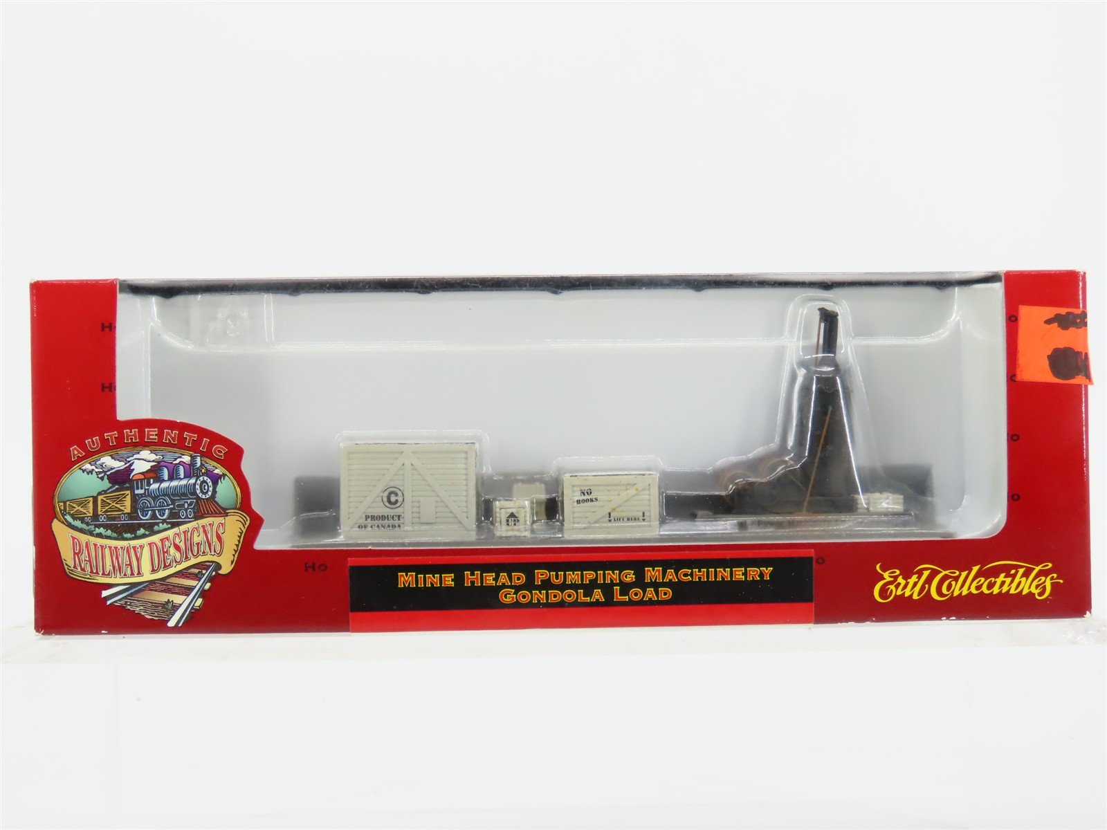 HO Scale Ertl 4159 Mine Head Pumping Machinery Gondola Load SEALED