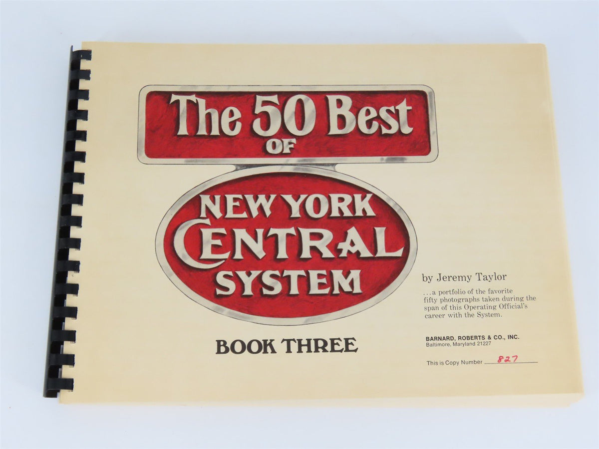 The 50 Best Of New York Central System Book Three by Jeremy Taylor SC Book #827
