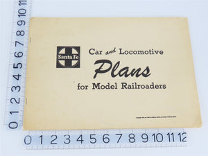 ATSF Santa Fe Car and Locomotive Plans for Model Railroaders ©1953 SC Book