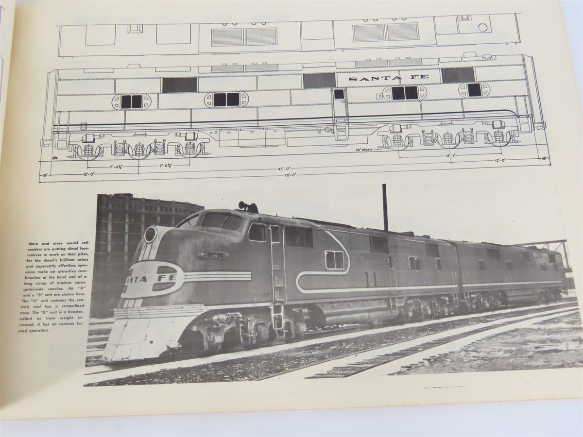 ATSF Santa Fe Car and Locomotive Plans for Model Railroaders ©1953 SC Book