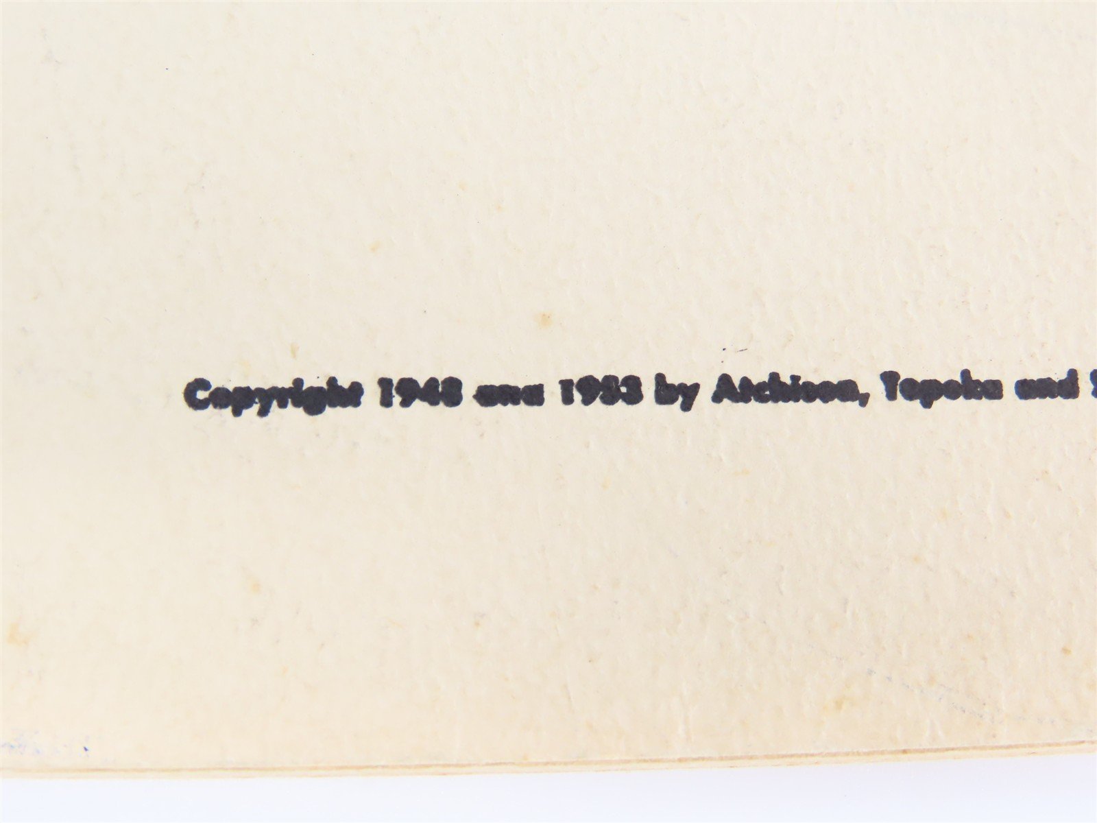 ATSF Santa Fe Car and Locomotive Plans for Model Railroaders ©1953 SC Book