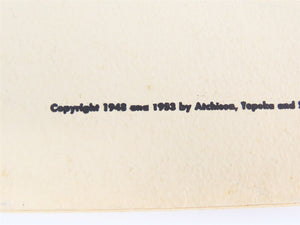 ATSF Santa Fe Car and Locomotive Plans for Model Railroaders ©1953 SC Book