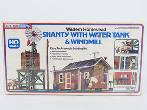 HO 1/87 Scale Life-Like Kit #1338 Shanty W/ Water Tank & Windmill - SEALED