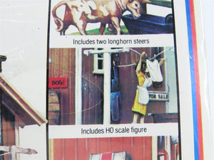 HO 1/87 Scale Life-Like Kit #1338 Shanty W/ Water Tank & Windmill - SEALED