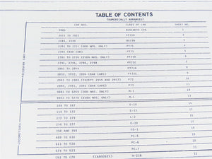 The Long Island Rail Road Equipment Diagrams ©1982 SC Book
