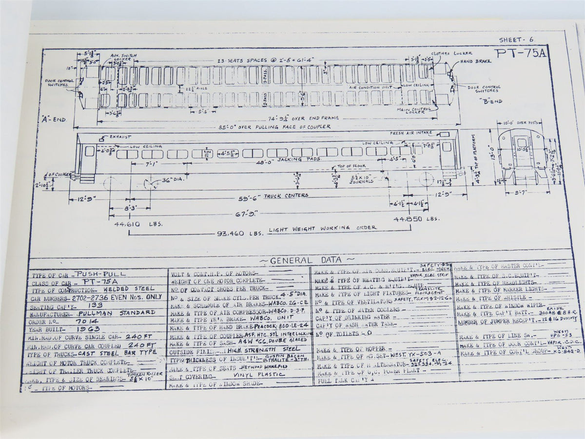 The Long Island Rail Road Equipment Diagrams ©1982 SC Book