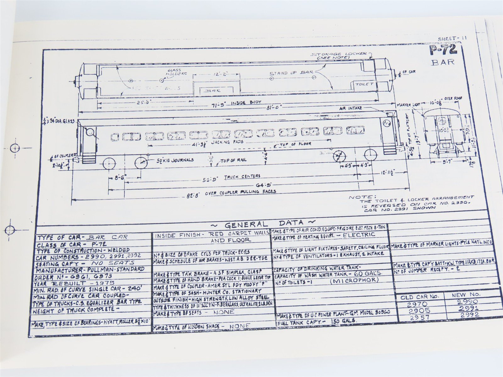 The Long Island Rail Road Equipment Diagrams ©1982 SC Book