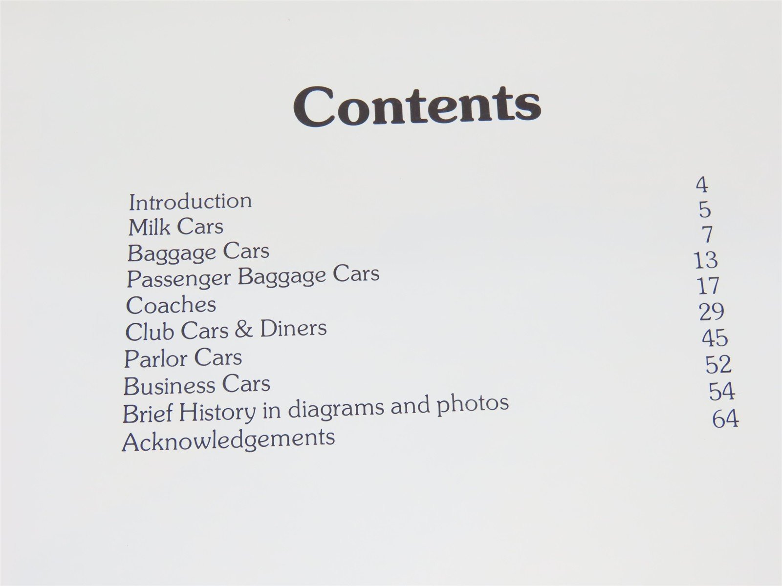 Lehigh Valley Railroad Passenger Cars Photo & Diagram Book No. 1 ©1980 SC Book