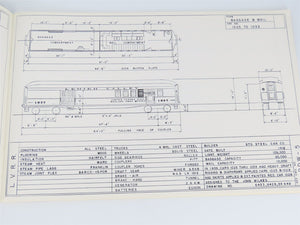 Lehigh Valley Railroad Passenger Cars Photo & Diagram Book No. 1 ©1980 SC Book