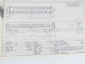 Lehigh Valley Railroad Passenger Cars Photo & Diagram Book No. 1 ©1980 SC Book
