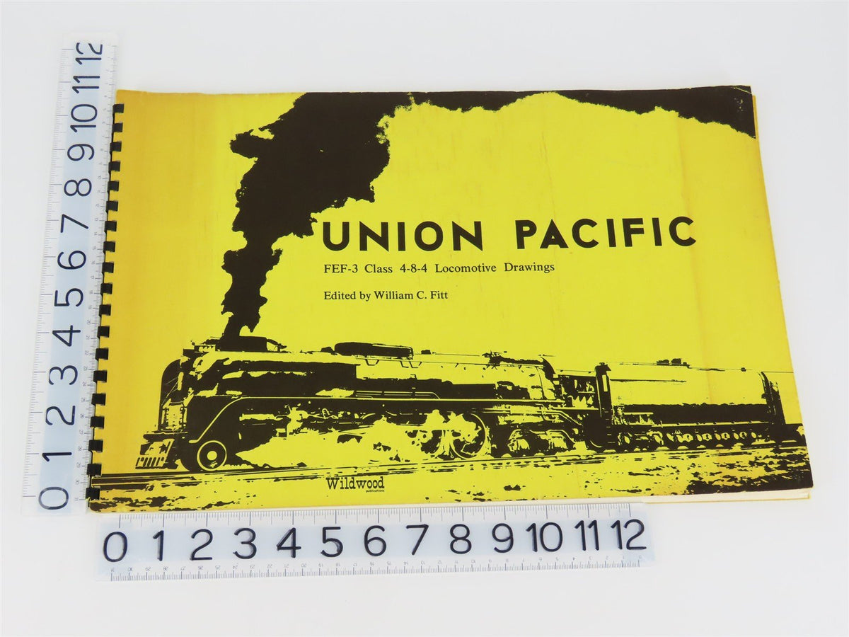 Union Pacific FEF-3 Class 4-8-4 Locomotive Drawings by William C. Fitt SC Book