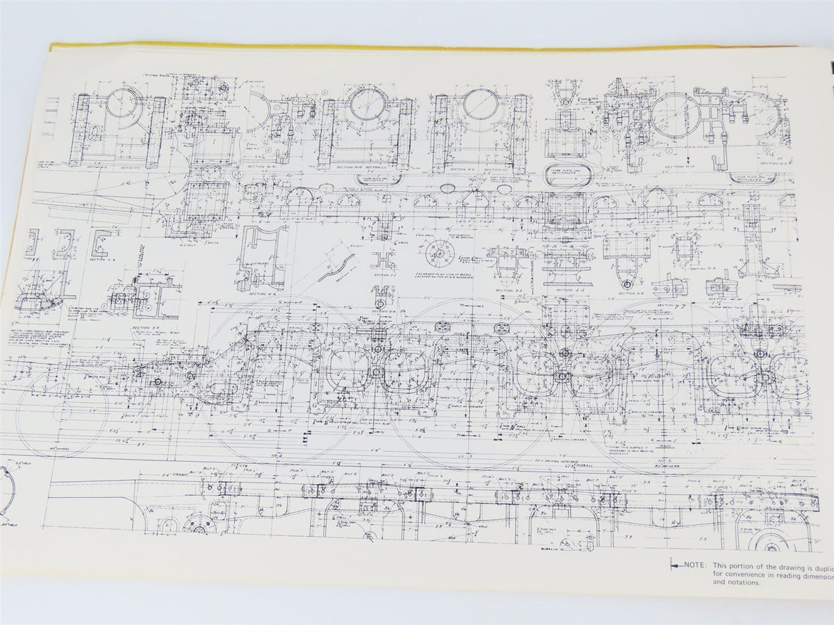 Union Pacific FEF-3 Class 4-8-4 Locomotive Drawings by William C. Fitt SC Book