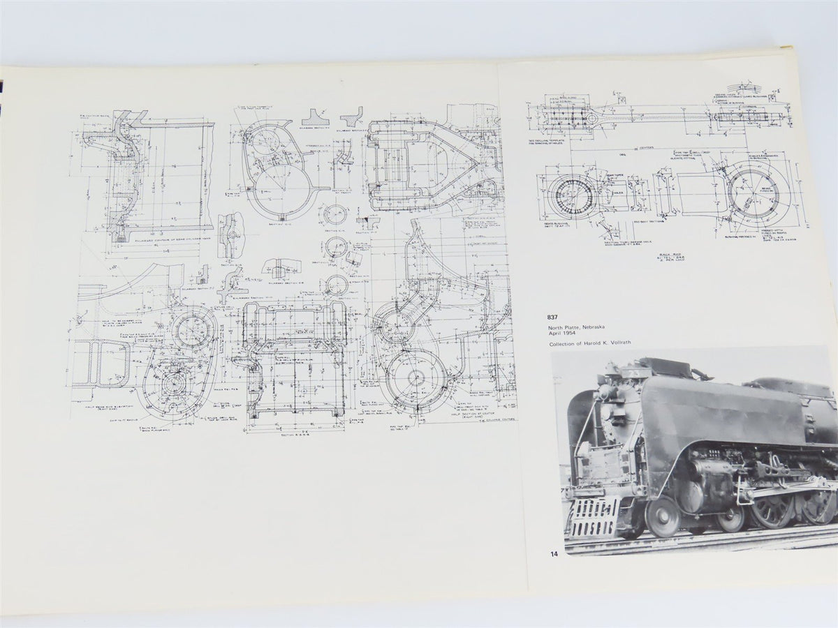 Union Pacific FEF-3 Class 4-8-4 Locomotive Drawings by William C. Fitt SC Book