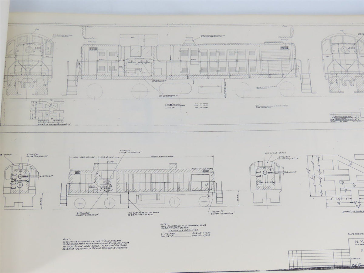 NH Diesel Locomotive And Electric Locomotive Painting &amp; Lettering Diagram