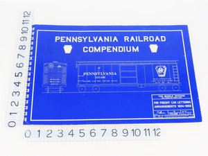 PRR Compendium V. 1 Freight Car Lettering Arrangements 1954-1968 ©1989 SC Book