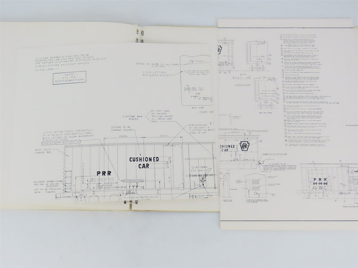 PRR Compendium V. 1 Freight Car Lettering Arrangements 1954-1968 ©1989 SC Book