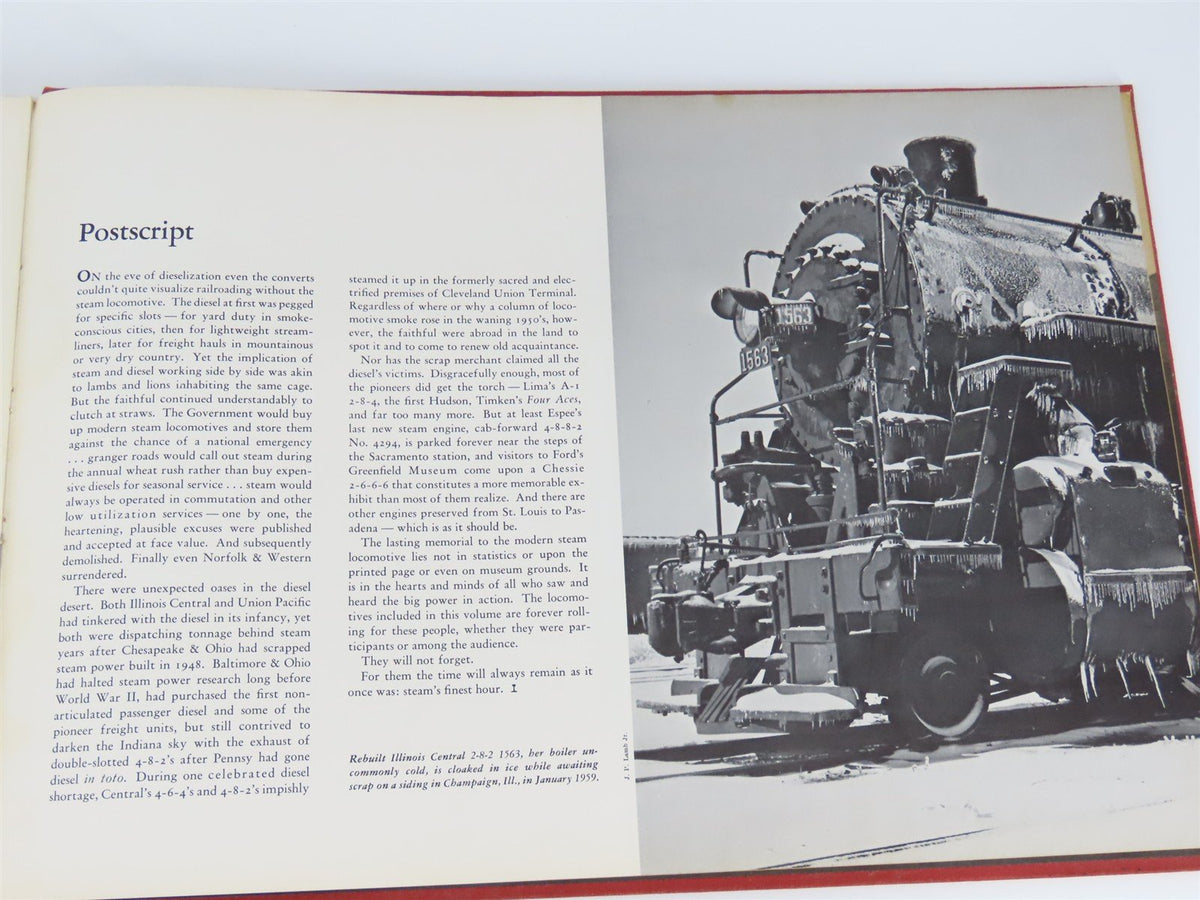 Steam&#39;s Finest Hour by David P. Morgan, Editor ©1959 HC Book