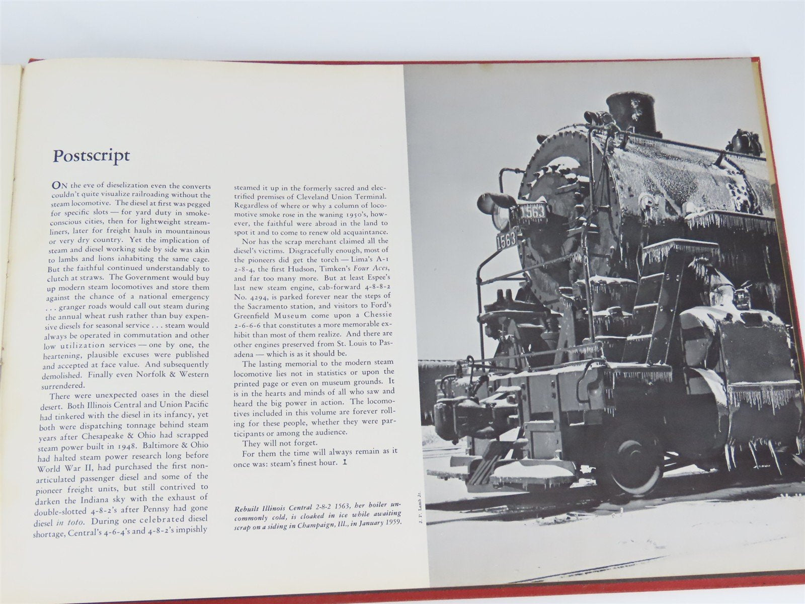 Steam's Finest Hour by David P. Morgan, Editor ©1959 HC Book