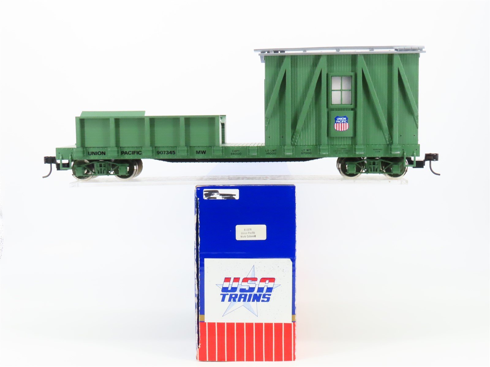 G Scale USA Trains R-1874 UP Union Pacific MW Work Caboose #907345