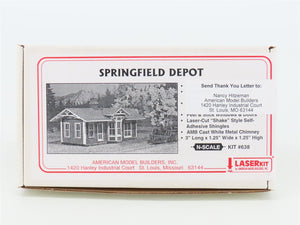 N 1/160 Scale American Model Builders Laserkit Kit #638 Springfield Depot Sealed