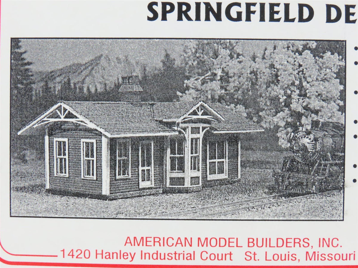 N 1/160 Scale American Model Builders Laserkit Kit #638 Springfield Depot Sealed