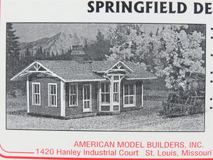 N 1/160 Scale American Model Builders Laserkit Kit #638 Springfield Depot Sealed