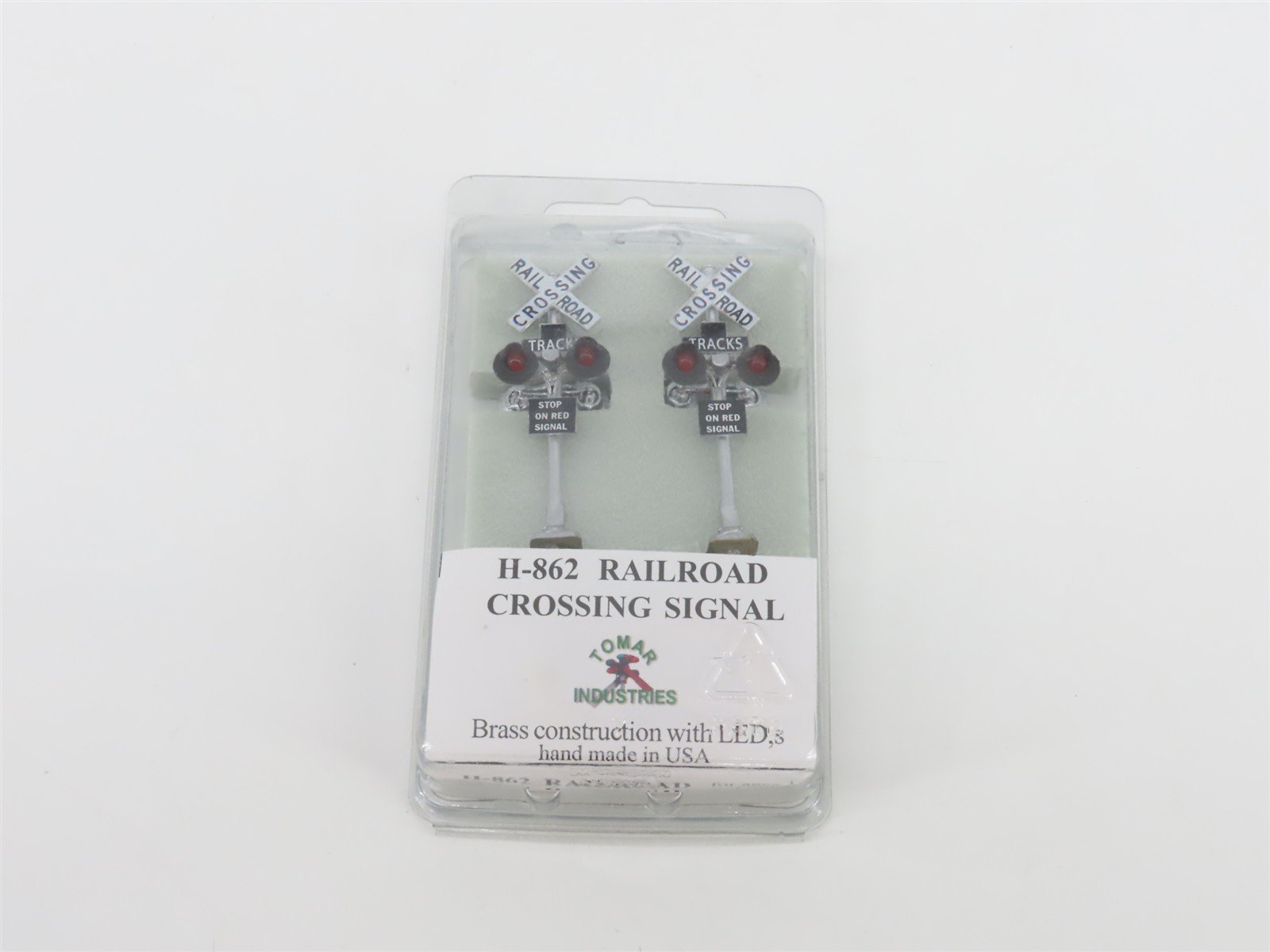 HO Scale Tomar Industries H-862 Brass Railroad Crossing Signal